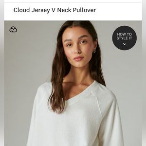 Lucky brand new with tags jersey knit sweater